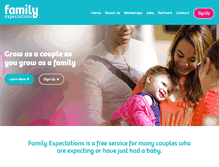 Tablet Screenshot of familyexpectations.com